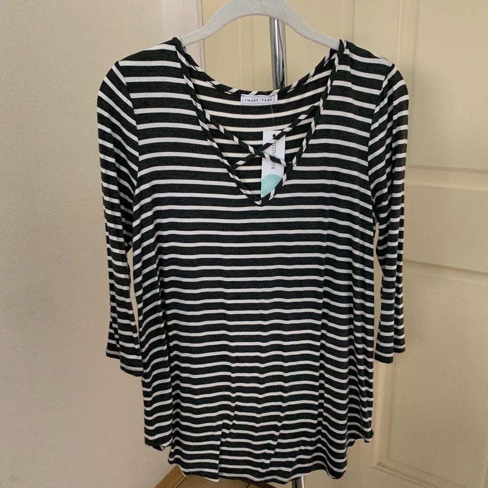 NWT Stitch Fix M Emory Park 3/4 Sleeve Top